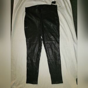 Torrid Black Ribbed Leggings